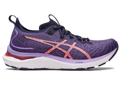Asics Gel-cumulus 24 Mk レディース ランニングシューズ 紫 コーラル 色 | JP9204-484