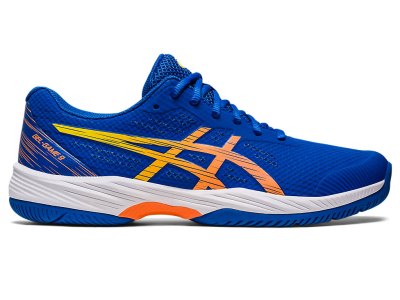 Asics Gel-game 9 メンズ テニスシューズ 青 オレンジ | JP6650-880