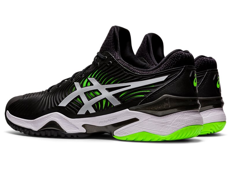 Asics Court FF 2 メンズ テニスシューズ 黒 緑 | JP2469-329