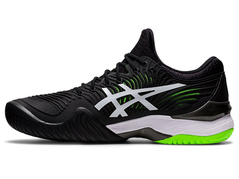 Asics Court FF 2 メンズ テニスシューズ 黒 緑 | JP2469-329