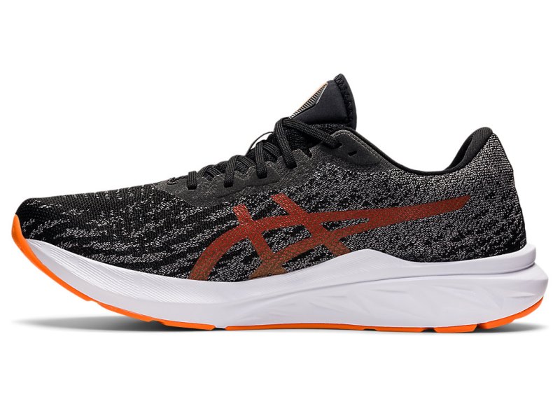 Asics Dynablast 2 メンズ ランニングシューズ 黒 オレンジ | JP0350-436