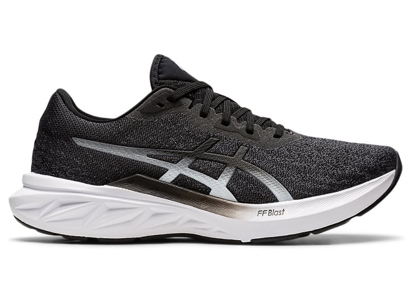 Asics Dynablast 2 レディース ランニングシューズ 黒 白 | JP0570-175