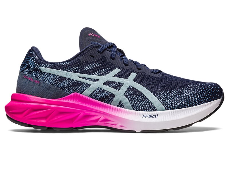 Asics Dynablast 3 レディース ランニングシューズ 黒 ライトグレー | JP0026-036