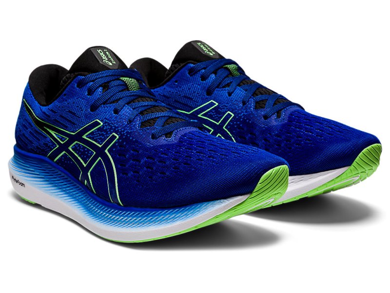 Asics Evoride 2 メンズ ランニングシューズ 青 ライト緑 | JP7012-609