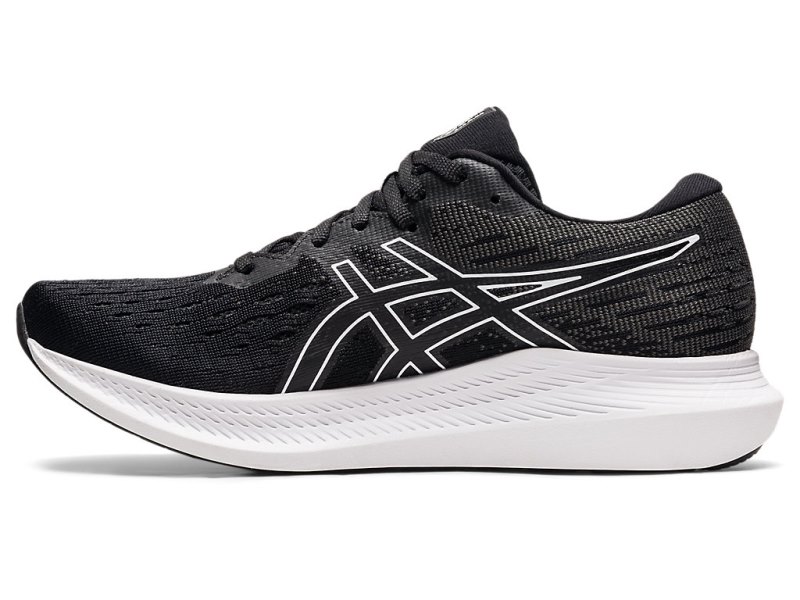 Asics Evoride 2 レディース ランニングシューズ 黒 白 | JP2675-430