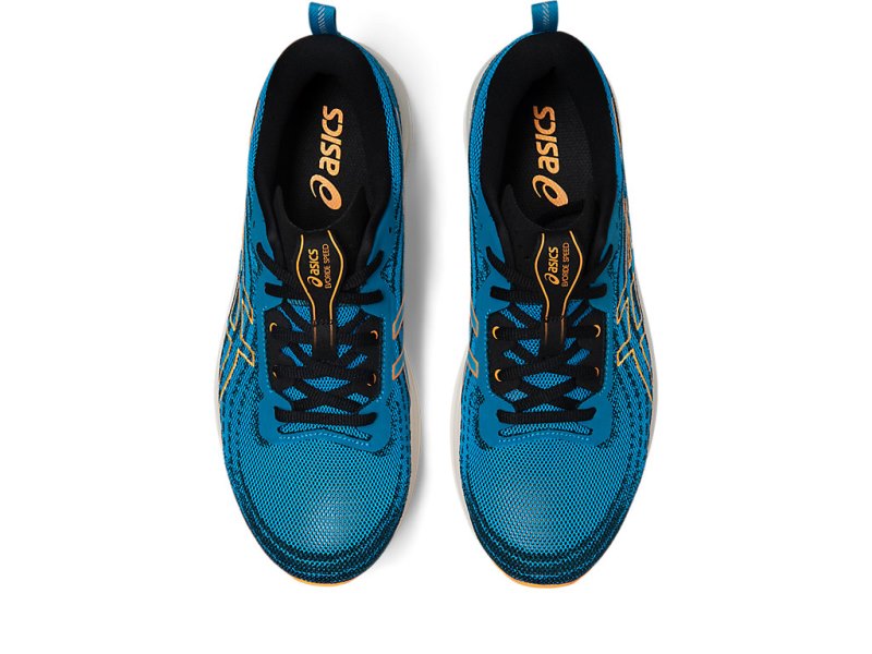 Asics Evoride Speed メンズ ランニングシューズ 青 オレンジ | JP8720-807