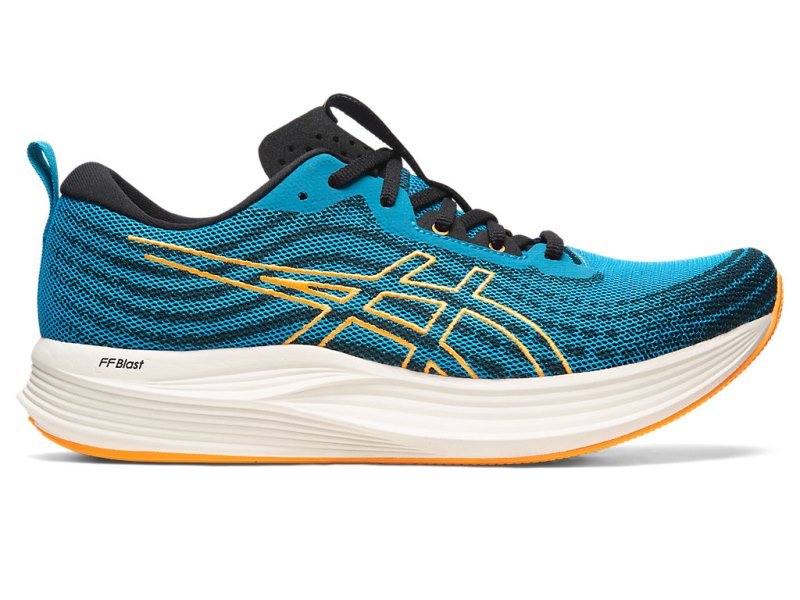 Asics Evoride Speed メンズ ランニングシューズ 青 オレンジ | JP8720-807