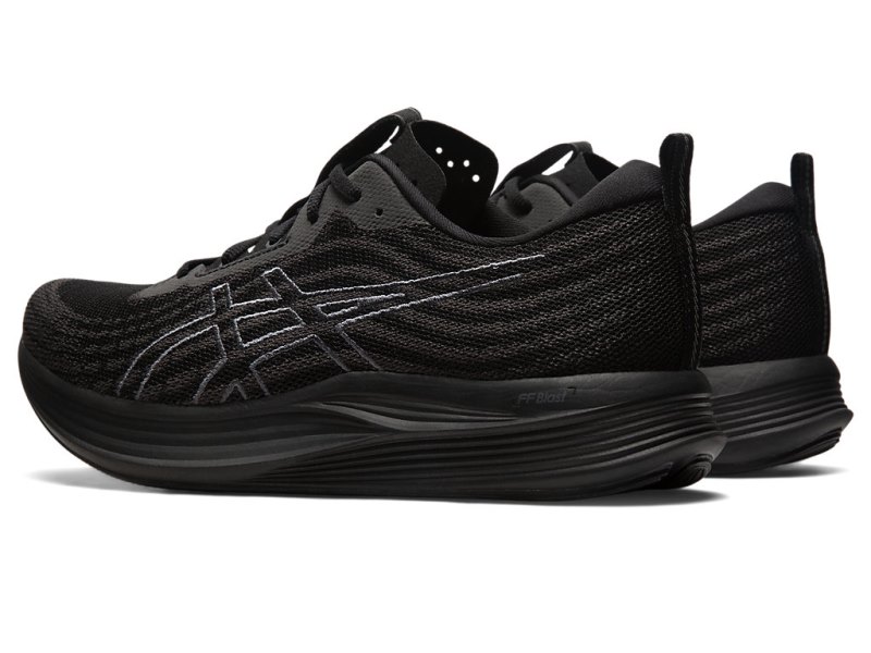 Asics Evoride Speed メンズ ランニングシューズ 黒 グレー | JP2502-073