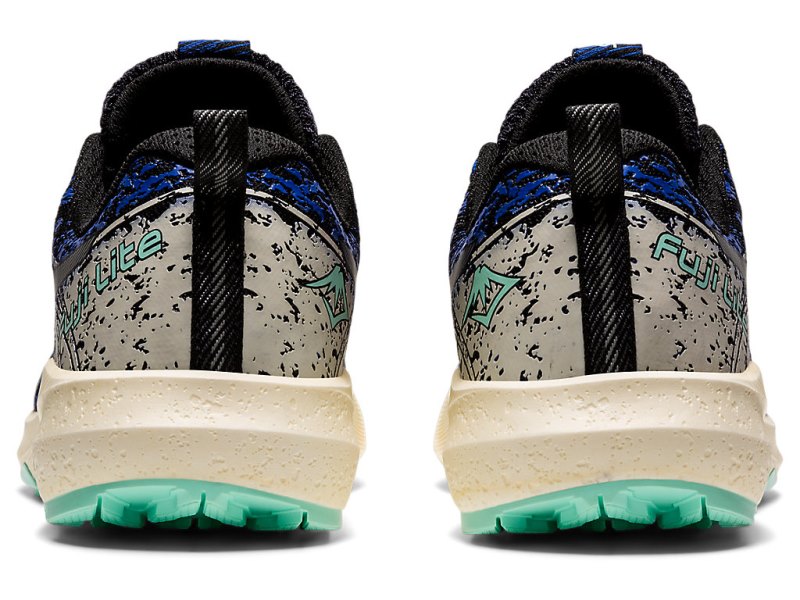 Asics Fuji Lite 2 レディース トレイルランニングシューズ 黒 シルバー | JP1279-609