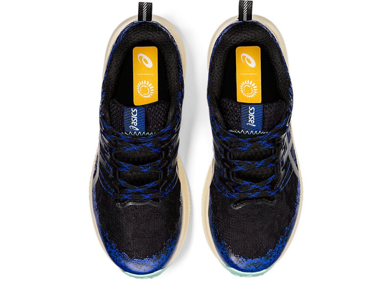 Asics Fuji Lite 2 レディース トレイルランニングシューズ 黒 シルバー | JP1279-609