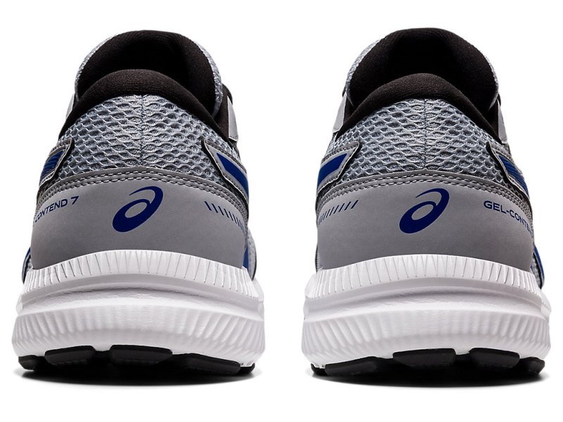 Asics Gel-contend 7 (4E) メンズ ランニングシューズ グレー 青 | JP2427-991