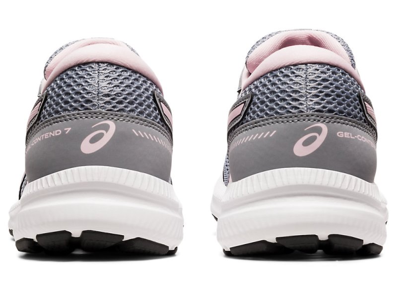 Asics Gel-contend 7 レディース ランニングシューズ グレー ピンク | JP7822-567