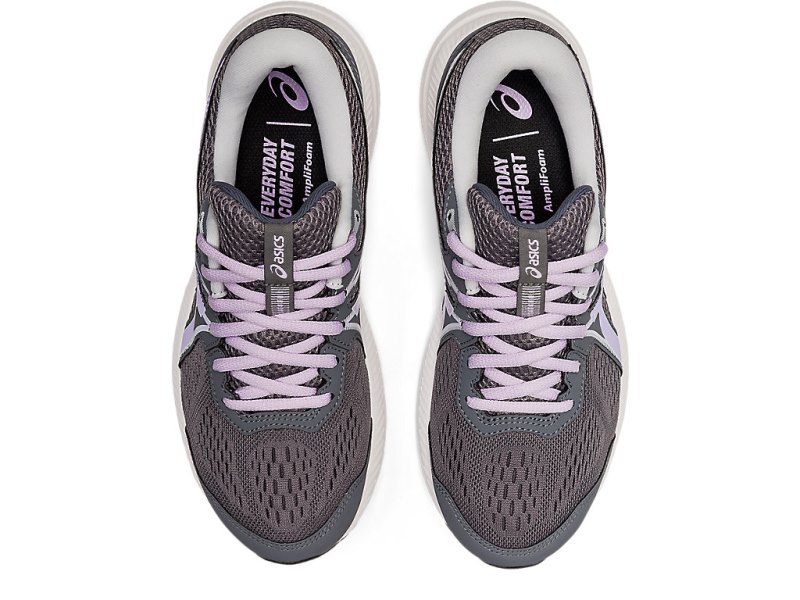 Asics Gel-contend 7 レディース ランニングシューズ グレー 紫 | JP9413-730