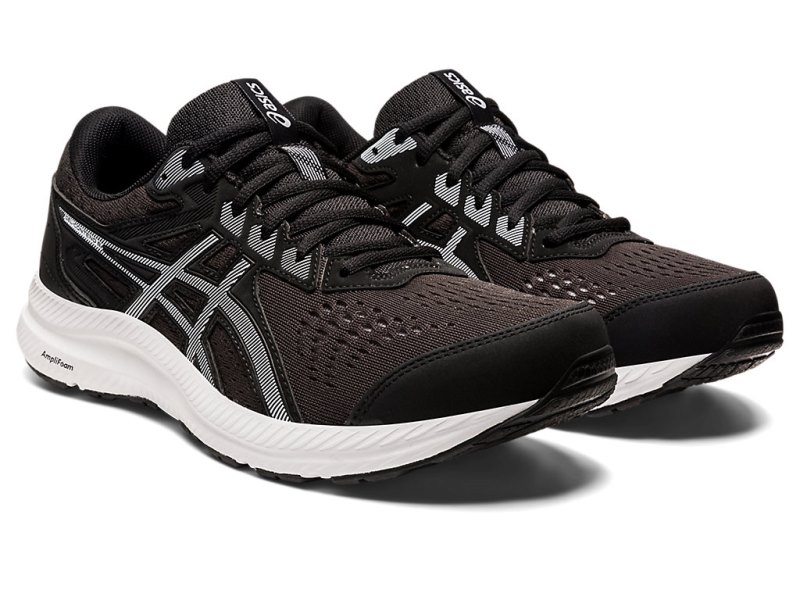 Asics Gel-contend 8 メンズ ランニングシューズ 黒 白 | JP6036-336