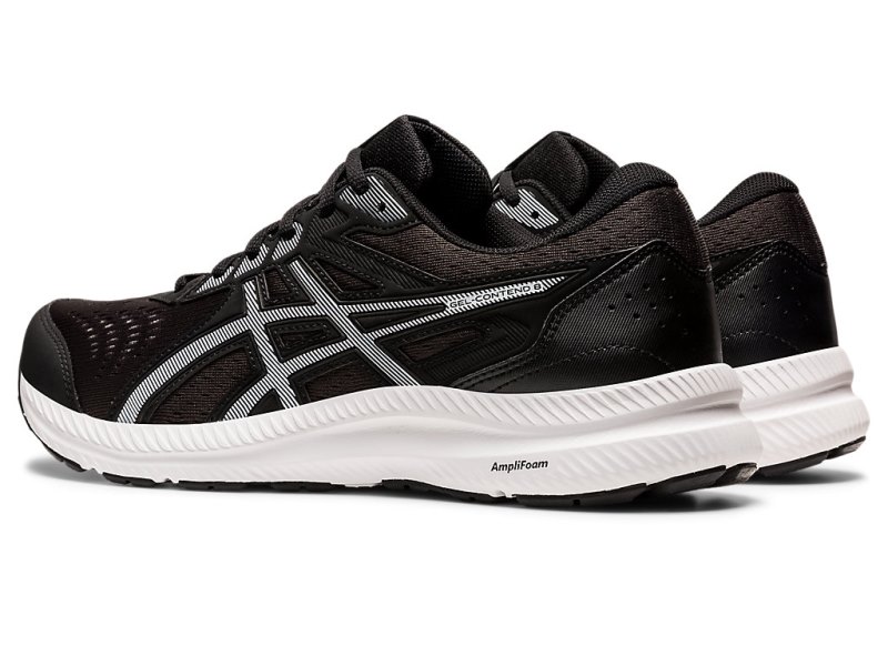 Asics Gel-contend 8 メンズ ランニングシューズ 黒 白 | JP6036-336