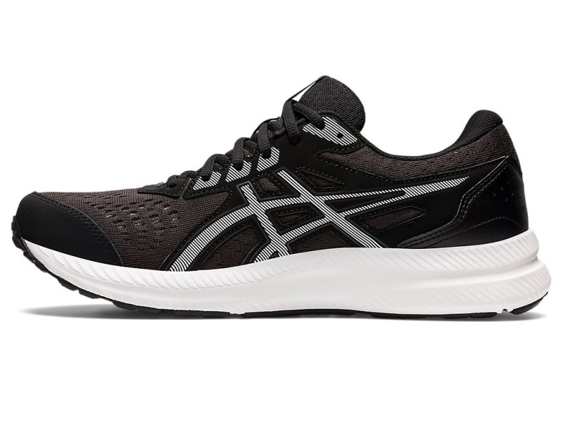 Asics Gel-contend 8 メンズ ランニングシューズ 黒 白 | JP6036-336