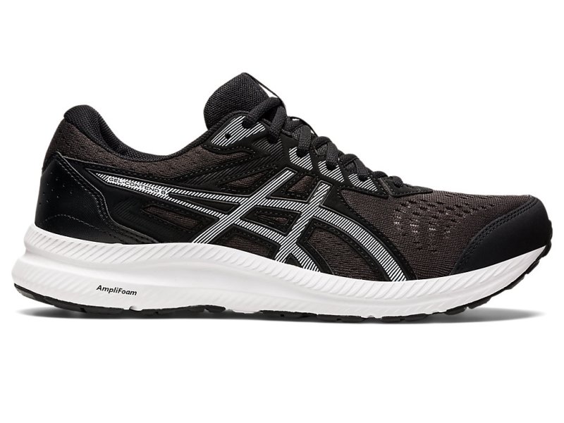 Asics Gel-contend 8 メンズ ランニングシューズ 黒 白 | JP6036-336
