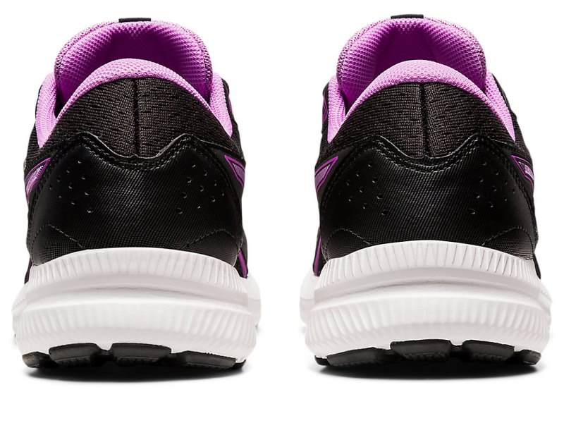 Asics Gel-contend 8 レディース ランニングシューズ 黒 紫 | JP6778-993