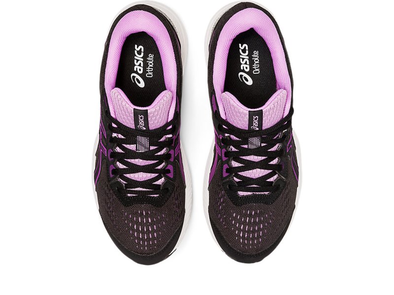 Asics Gel-contend 8 レディース ランニングシューズ 黒 紫 | JP6778-993