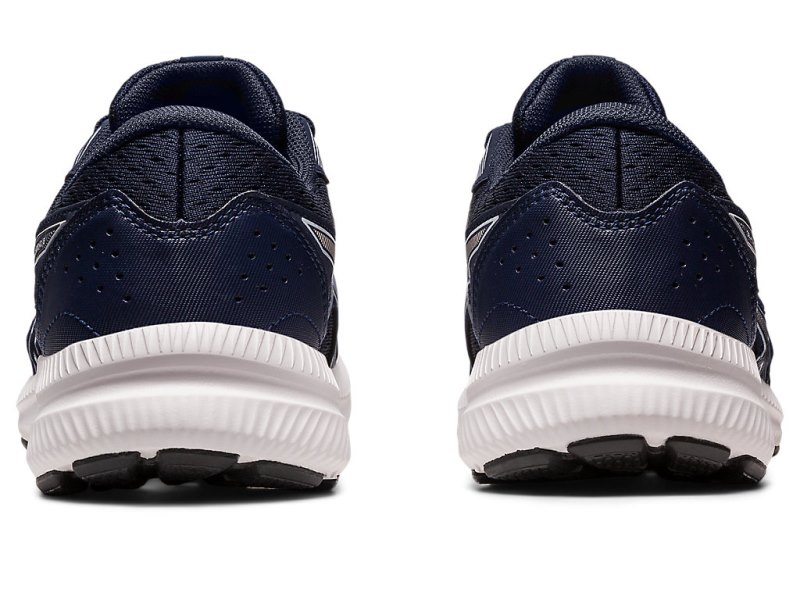 Asics Gel-contend 8 レディース ランニングシューズ 黒 青 | JP7569-404