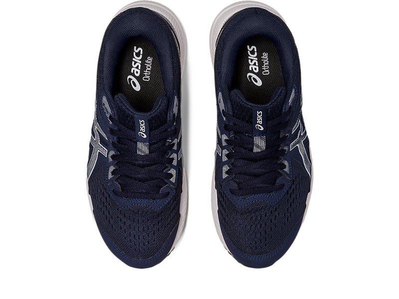 Asics Gel-contend 8 レディース ランニングシューズ 黒 青 | JP7569-404