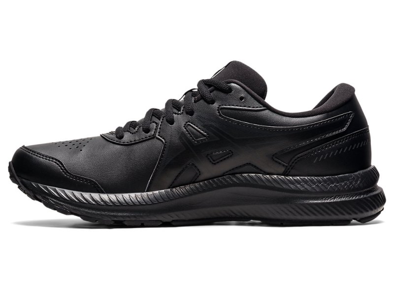 Asics Gel-contend Walker (4E) メンズ ランニングシューズ 黒 黒 | JP2438-101