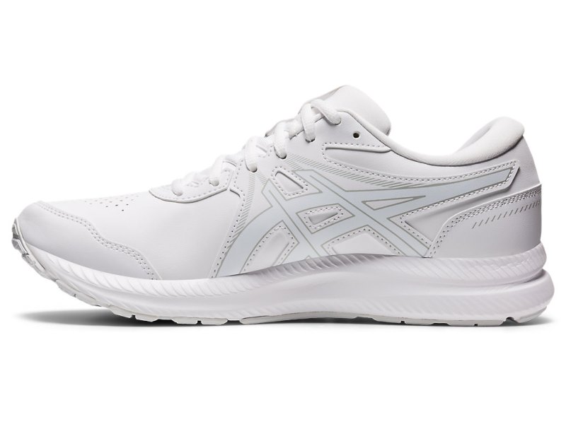 Asics Gel-contend Walker メンズ ランニングシューズ 白 白 | JP1487-669