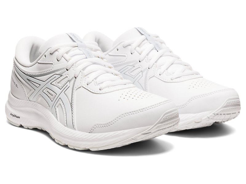 Asics Gel-contend Walker レディース ランニングシューズ 白 白 | JP1700-391