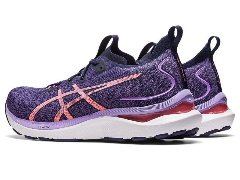 Asics Gel-cumulus 24 Mk レディース ランニングシューズ 紫 コーラル 色 | JP9204-484