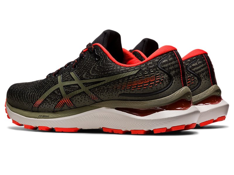 Asics Gel-cumulus 24 Tr NatuRE Bathing メンズ ランニングシューズ 赤 オリーブ | JP0088-089