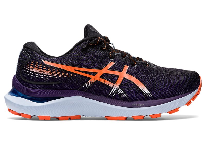 Asics Gel-cumulus 24 Tr NatuRE Bathing レディース ランニングシューズ 暗グレー オレンジ | JP8407-352