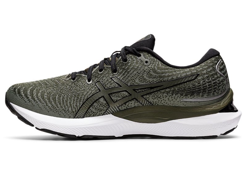 Asics Gel-cumulus 24 メンズ ランニングシューズ オリーブ 黒 | JP7920-431