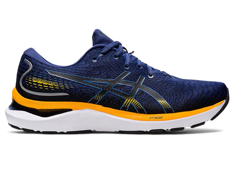 Asics Gel-cumulus 24 メンズ ランニングシューズ 深い黄色 | JP5448-693