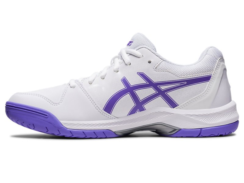 Asics Gel-dedicate 7 レディース テニスシューズ 白 紫 | JP1350-041