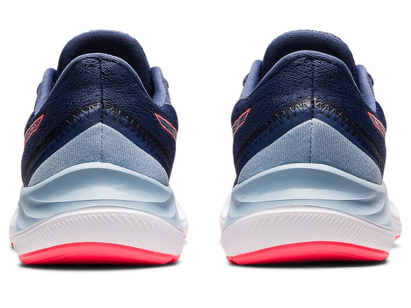 Asics Gel-eXCite 8 (D) レディース ランニングシューズ 青 コーラル 色 | JP1369-027