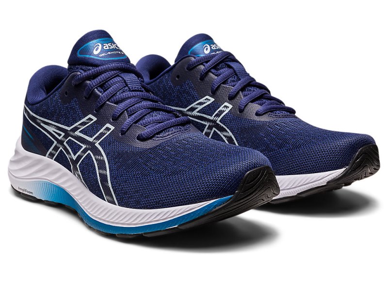 Asics Gel-eXCite 9 レディース ランニングシューズ インディゴブルー 青 青 | JP0567-086