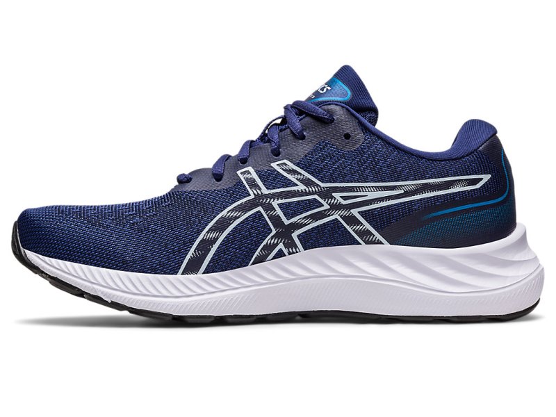 Asics Gel-eXCite 9 レディース ランニングシューズ インディゴブルー 青 青 | JP0567-086