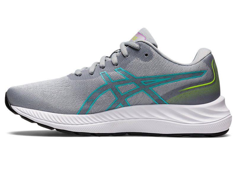 Asics Gel-eXCite 9 レディース ランニングシューズ グレー 緑 | JP8296-830