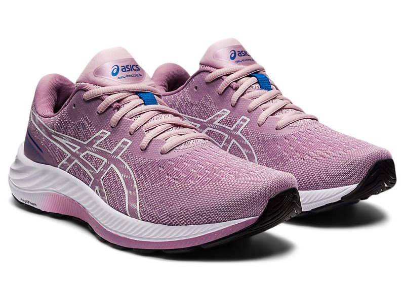Asics Gel-eXCite 9 レディース ランニングシューズ ピンク 白 | JP1479-945