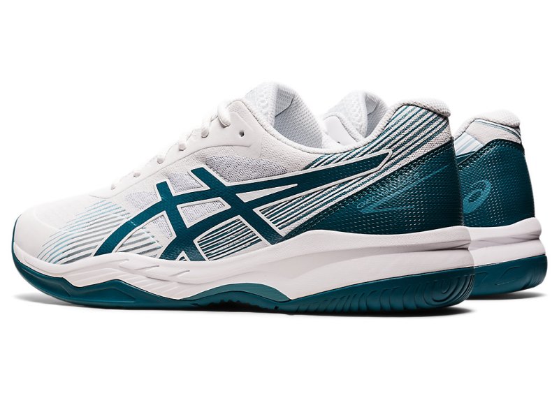 Asics Gel-game 8 メンズ テニスシューズ 白 深い緑 | JP3963-548