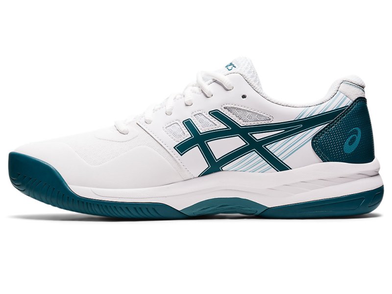 Asics Gel-game 8 メンズ テニスシューズ 白 深い緑 | JP3963-548