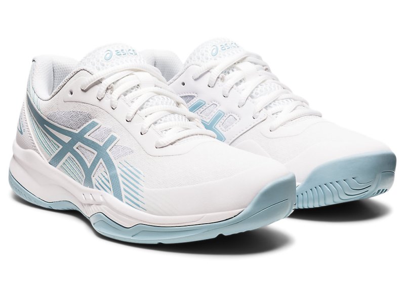Asics Gel-game 8 レディース テニスシューズ 白 青 | JP2114-417