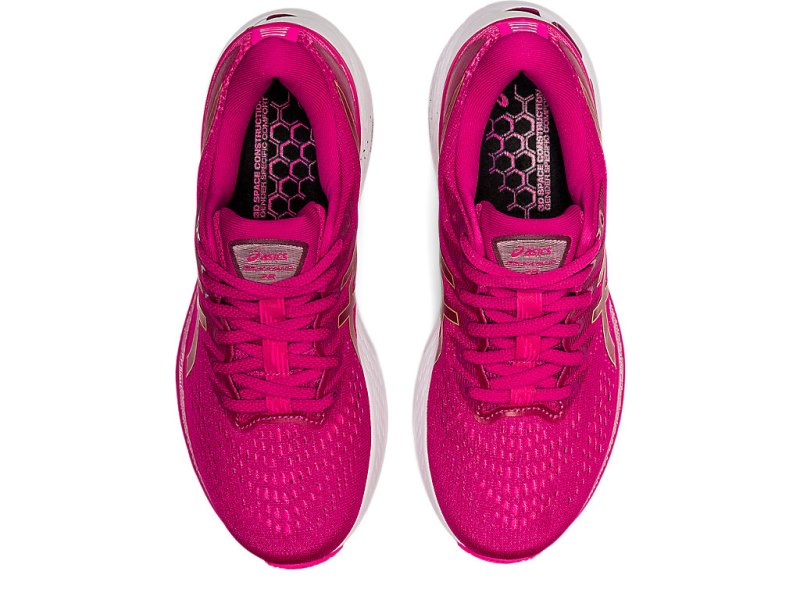 Asics Gel-kayano 28 レディース ランニングシューズ パープル 赤 ピンク | JP3582-367