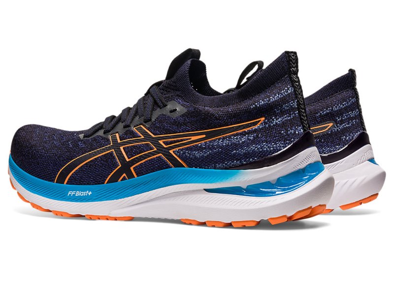 Asics Gel-kayano 29 Mk メンズ ランニングシューズ インディゴブルー 青 オレンジ | JP8653-922