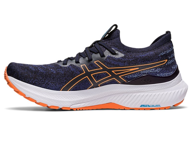Asics Gel-kayano 29 Mk メンズ ランニングシューズ インディゴブルー 青 オレンジ | JP8653-922