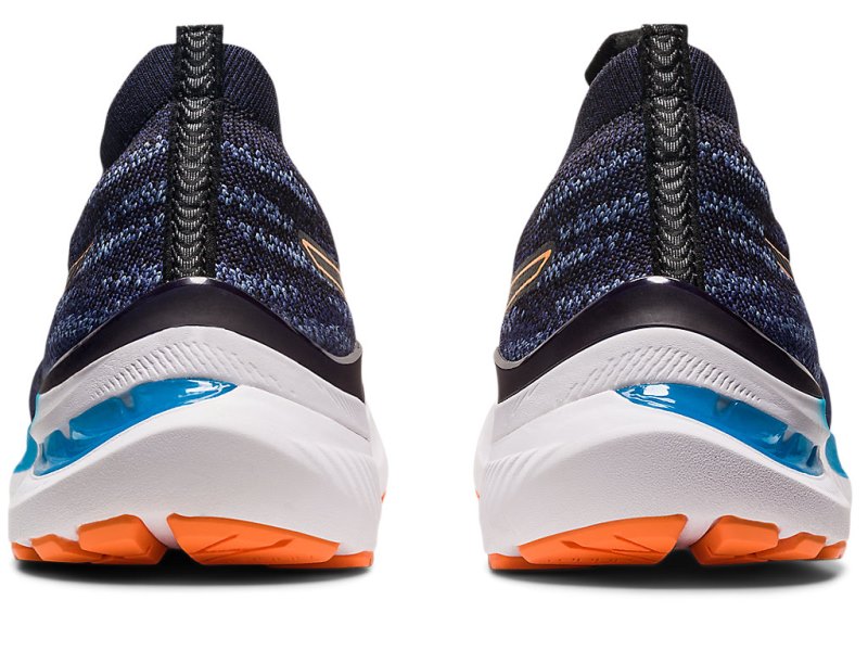 Asics Gel-kayano 29 Mk メンズ ランニングシューズ インディゴブルー 青 オレンジ | JP8653-922