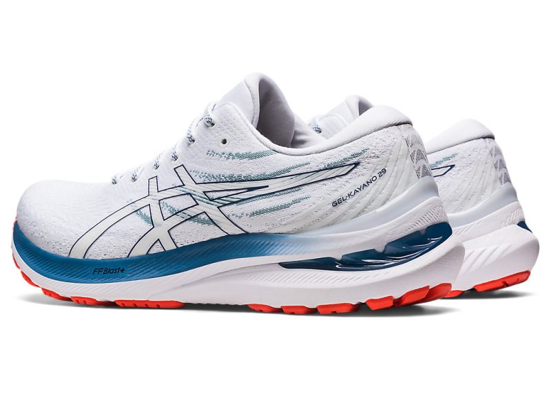 Asics Gel-kayano 29 メンズ ランニングシューズ 白 深い | JP3284-380