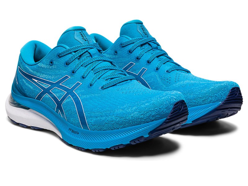 Asics Gel-kayano 29 メンズ ランニングシューズ 青 白 | JP9424-478