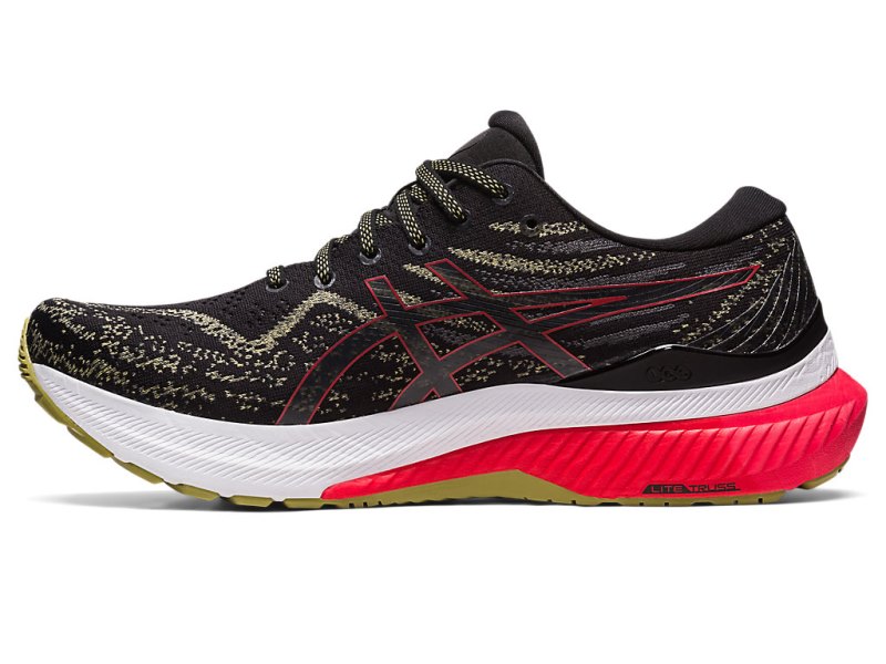 Asics Gel-kayano 29 メンズ ランニングシューズ 黒 赤 | JP4266-313