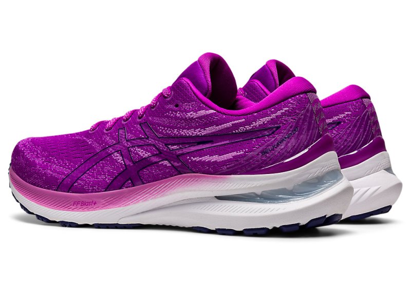 Asics Gel-kayano 29 レディース ランニングシューズ 紫 青 | JP1907-586